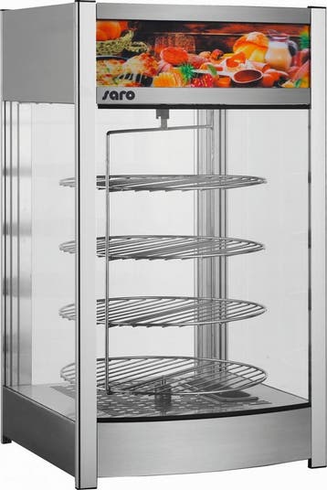 Warmhoudvitrine | RVS | NIKLAS 97L | 1.2kW | Verlicht, Verzenden
