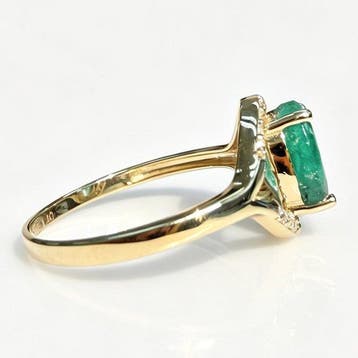 Zonder minimumprijs - Ring - 14 karaat Geel goud - 1.48ct.