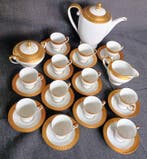 Rosenthal, Tirschenreuth - Koffieservies (27) - 24 kt goud -, Antiek en Kunst