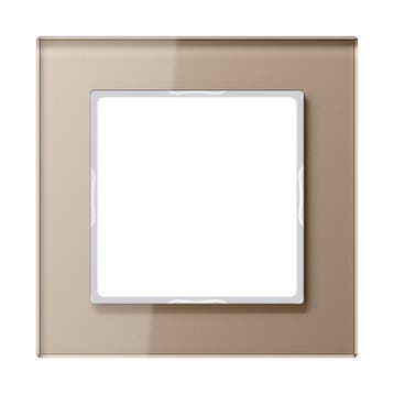 Jung Verre Capot Cadre Simple Champagne - AC581GLCH, Verzenden