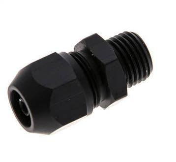 7x4mm & G1/4'' Aluminium Rechte Knelfitting Buitendraad, Verzenden