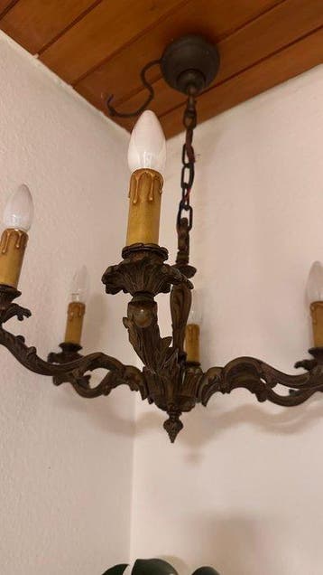 Kroonluchter - Messing - gemarkeerd „BR“