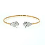 Armband - 14 karaat Geel goud - 5.10ct. tw. Diamant