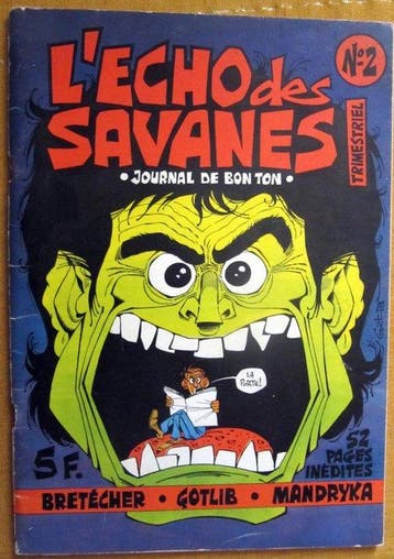 LEcho des Savanes N°2 + 3x signatures - 1 Tijdschrift -, Boeken, Stripverhalen, Nieuw