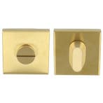 WC-sluiting vierkant blind 53x53x10 mm PVD mat goud, Ophalen of Verzenden, Nieuw