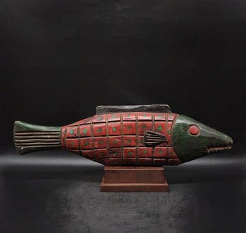 Magnifique poisson - Sculpture - Bozo - Mali (Sans prix de