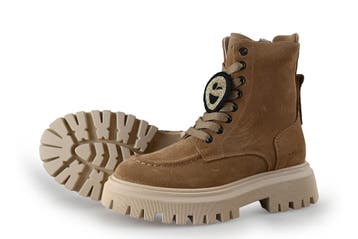 Nubikk Veterboots Meisjes in maat 30 Cognac, Verzenden, Jongen of Meisje, Nubikk, Schoenen