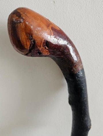 Canne de marche - Bois - Canne antique, Antiquités & Art, Curiosités & Brocante