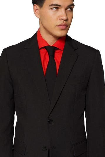 Zwart Pak Heren OppoSuits, Verzenden, Nieuw