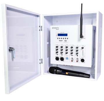 Adastra SA240 Wandversterker 100V Met UHF-microfoon En, Nieuw