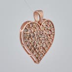 Zonder minimumprijs - Hanger - 14 karaat Roségoud - 0.80ct.