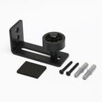 Lendo Online Guide Mural Porte Coulissante Réglable Noir, Bricolage & Construction