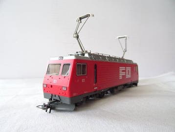 Bemo H0m - 1262 201 - Treinstel (1) - Bemo E-Lok HGe 4/4 II