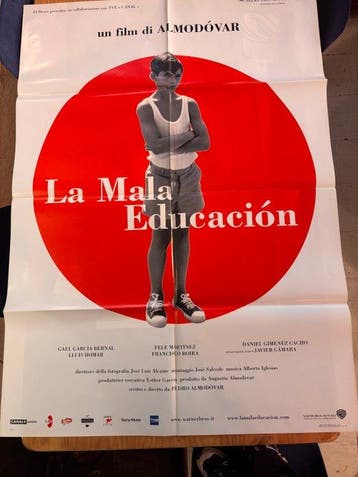 100x140 cm Pedro Almodovar - La Mala Educación, Nieuw
