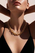 Halsketting - 14 karaat Geel goud, Exclusieve 14-karaats, Handtassen en Accessoires, Nieuw