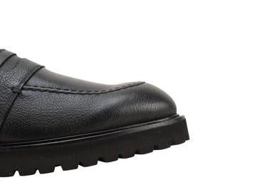 TESTONI - 8 UK - 42 IT - Penny Loafer Slip-On Shoes Calf, Nieuw