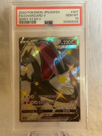 Pokémon Graded card - Charizard V 307 - PSA 10