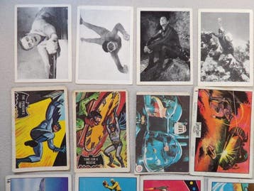 lot met 46 oude verzamel cards uit de jaren 60 Batman +, Nieuw