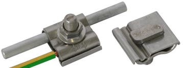 Dehn Uni Aardklem StSt Voor Rd 8-10mm en Cond 4-50mm Met M10, Verzenden, Nieuw