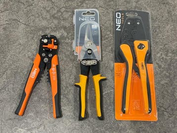 Veiling - Neo Tools tangen- en scharenset 3-delig, Doe-het-zelf en Bouw, Nieuw