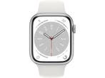 Apple Watch Series 8 - 4G - ECG - 45mm - Zilver Aluminium, Verzenden