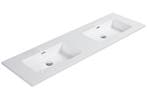 Badplaats Wastafel Angela 160 x 48 cm - Wit - Wasbak, Verzenden