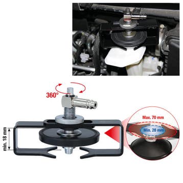KS Tools Remontluchter Adapter Verstelbaar 160.0718, Auto diversen, Autogereedschap, Verzenden, Nieuw