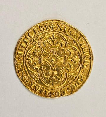 Frankrijk. Karel VI (1380-1422). Ecu dor à la couronne