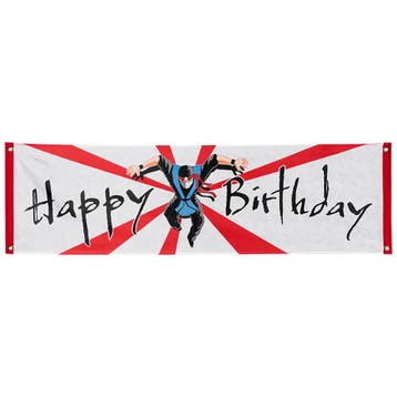 Ninja Banner Happy Birthday, Verzenden