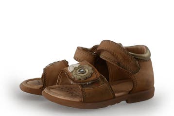 Geox Sandalen Meisjes in maat 21 Cognac, Verzenden, Jongen of Meisje, Schoenen, Zo goed als nieuw