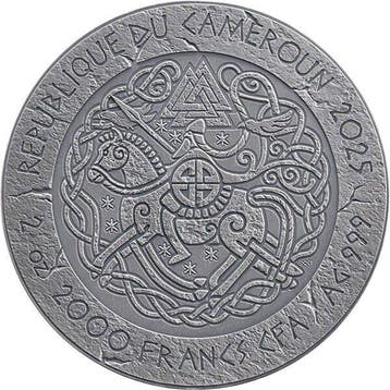 Kameroen. 2000 Francs 2025 Republic of Cameroon 2000 francs