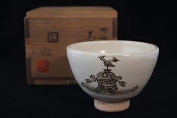 Kiyomizu ware - Signed by Masayuki Imai - Chawan -