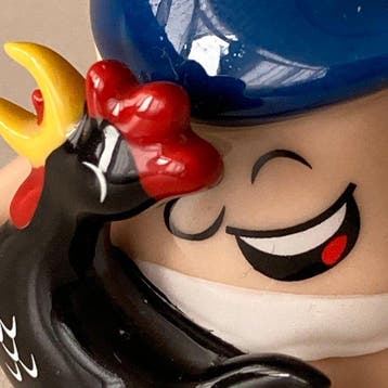 Alessi - Beeldje - Buster and Rooster - Porselein