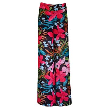 Verysimple • wijde pantalon met bloemen • 38 (IT44), Maat 38/40 (M), Verzenden, Nieuw, Verysimple