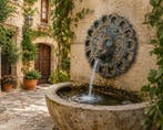 Meubles de jardin - Laiton moulé - Maschera Leonina Fontana, Antiquités & Art