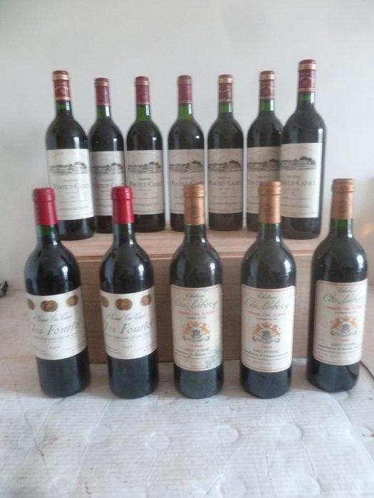1994 x2 Clos Fourtet, 1994 x3 Ch. Cos Labory, 1989 x4 & 1991, Collections, Vins