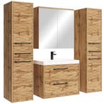 Badkamermeubel Set Etna XL 60 x 35 cm Eiken Badmeubel, Verzenden, Nieuw