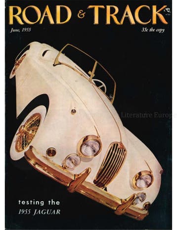 1955 ROAD AND TRACK MAGAZINE JUNI ENGELS, Ophalen of Verzenden, Nieuw