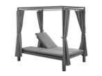Veiling - Dubbel Ligbed / Loungebed Kreta - Grijs, Nieuw
