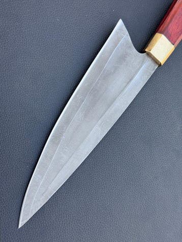 Custom Hand-Forged Premium Chefs Knife - Tafelmes - Staal,
