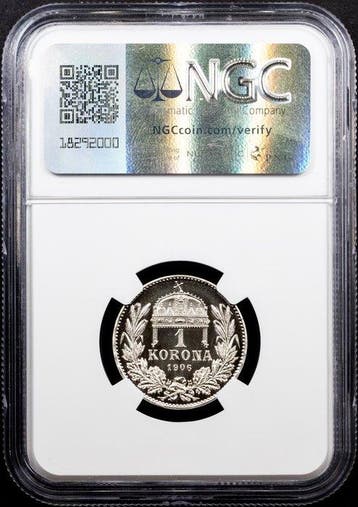 Habsburg. Franz Joseph I. 1 Korona 1906 (2023) (Zonder