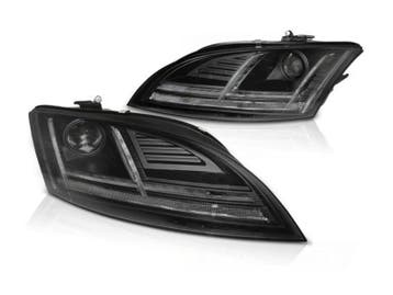 LED dynamisch knipperlicht Xenon koplampen Black, Verzenden, Nieuw, Audi