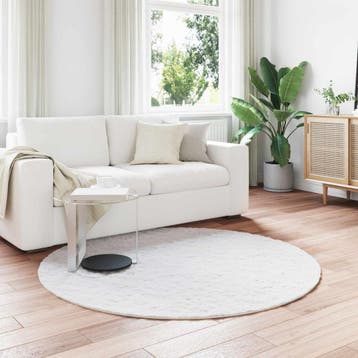 vidaXL Antislip vloerkleed van imitatie konijnenbont OLITE, Verzenden