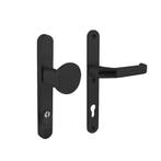 Veiligheidsbeslag SKG3 ovaal smalschild zwart aluminium P..., Ophalen of Verzenden, Nieuw, Overige materialen, Overige typen