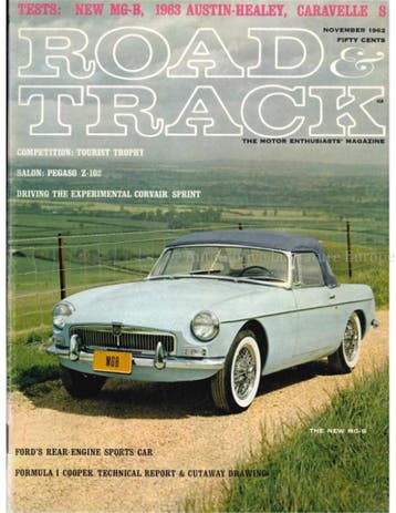 1962 ROAD AND TRACK MAGAZINE NOVEMBER ENGELS, Ophalen of Verzenden, Nieuw