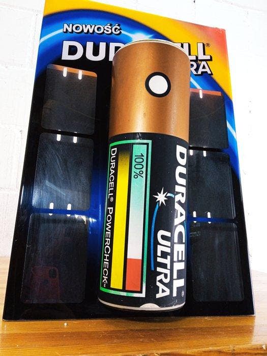 Duracell - Nieuw Duracell Ultra - Neonlichtbord - Vintage, Antiek en Kunst, Antiek | Wandborden en Tegels