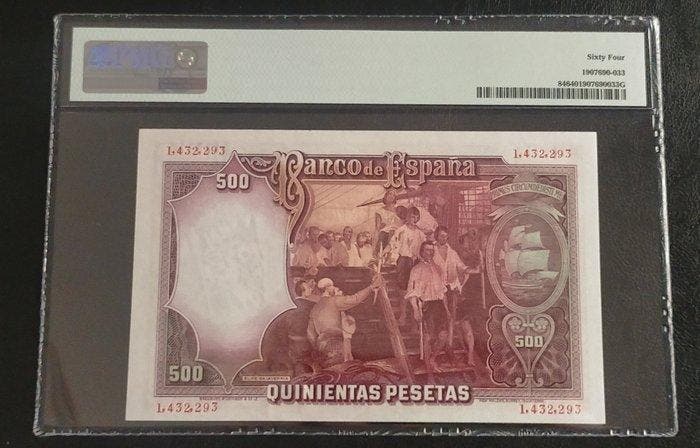 Spanje. - 500 Pesetas - 1931 - Pick 84 (Zonder minimumprijs), Timbres & Monnaies, Billets de banque | Europe | Billets non-euro