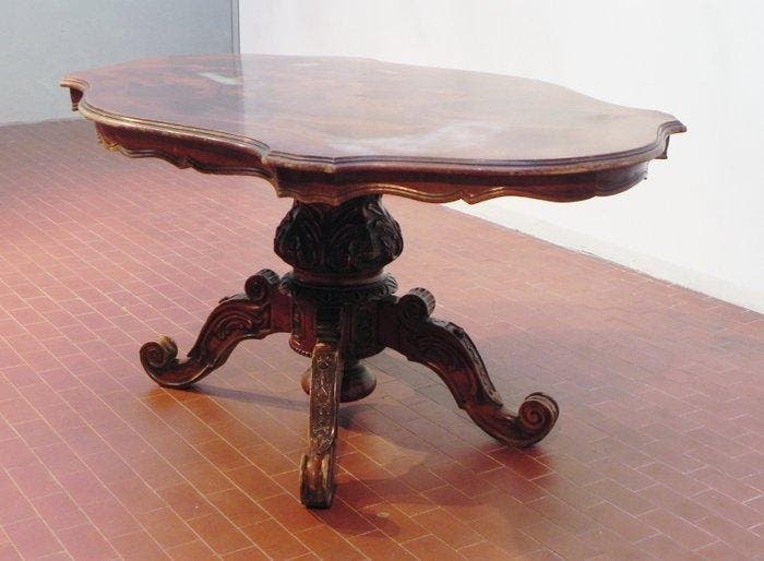 Tafel - Walnoot, Antiek en Kunst, Antiek | Overige Antiek