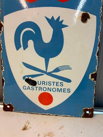 Kleber Gummi – Vintage Reclamebord - Emaille bord - Emaille