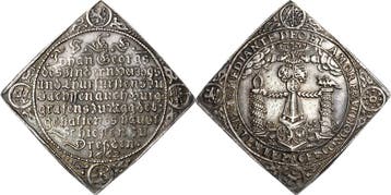 Taler, daalderklippe 1662, Sachsen-kurlinie ab 1547 (albe..., Verzenden, België